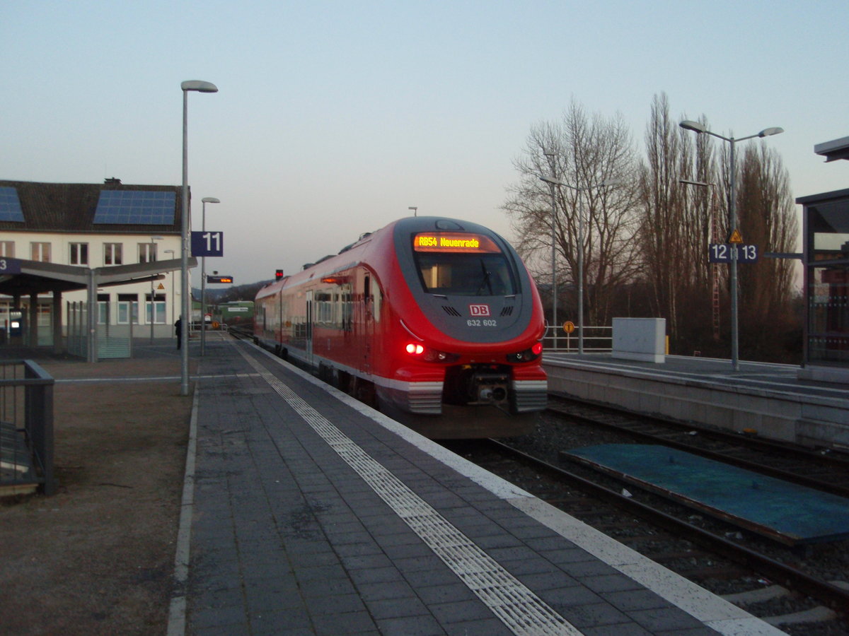 632 602 als RB 54 aus Neuenrade in Frndenberg. 16.02.2019