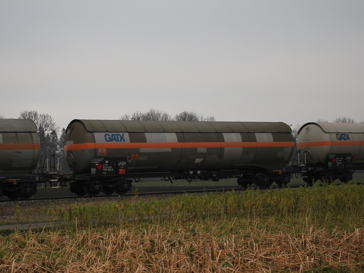 7813 002-8 (Zags) am 30. Dezember 2015 bei Heiligenstadt.