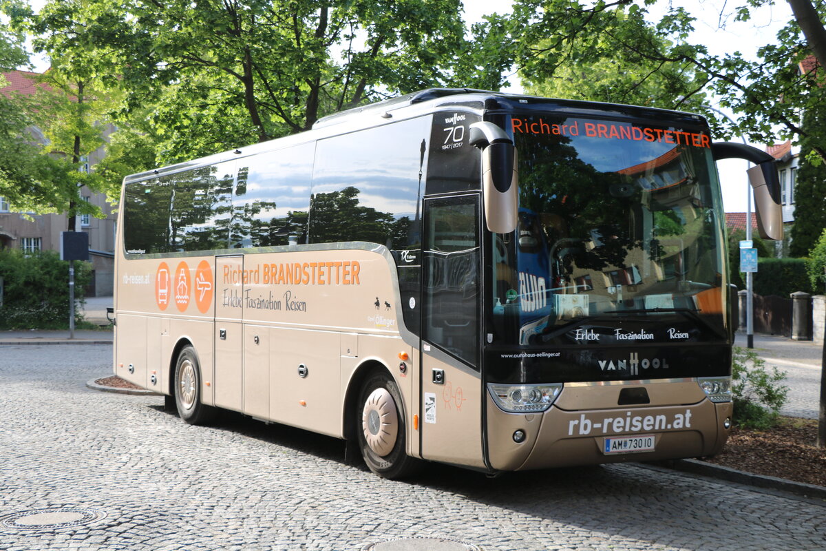 Aus Oesterreich: Brandstetter, Amstetten - AM 730 IO - Van Hool am 21. Mai 2025 in Wernigerode (Aufnahme: Martin Beyer)