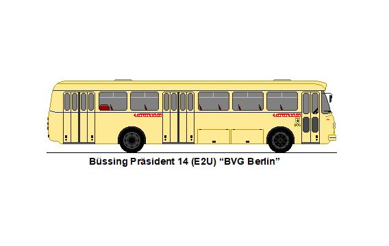 BVG Berlin - Bssing Prsident 14 (E2U)