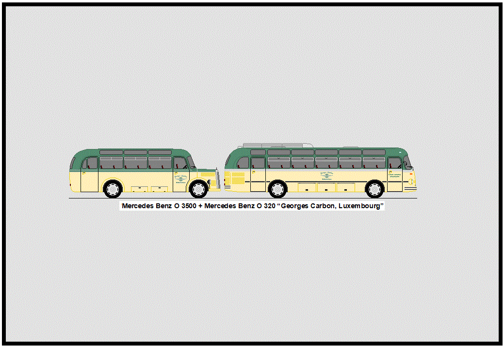 Carbon, Luxembourg - Mercedes Benz O 3500 + Mercedes Benz O 320