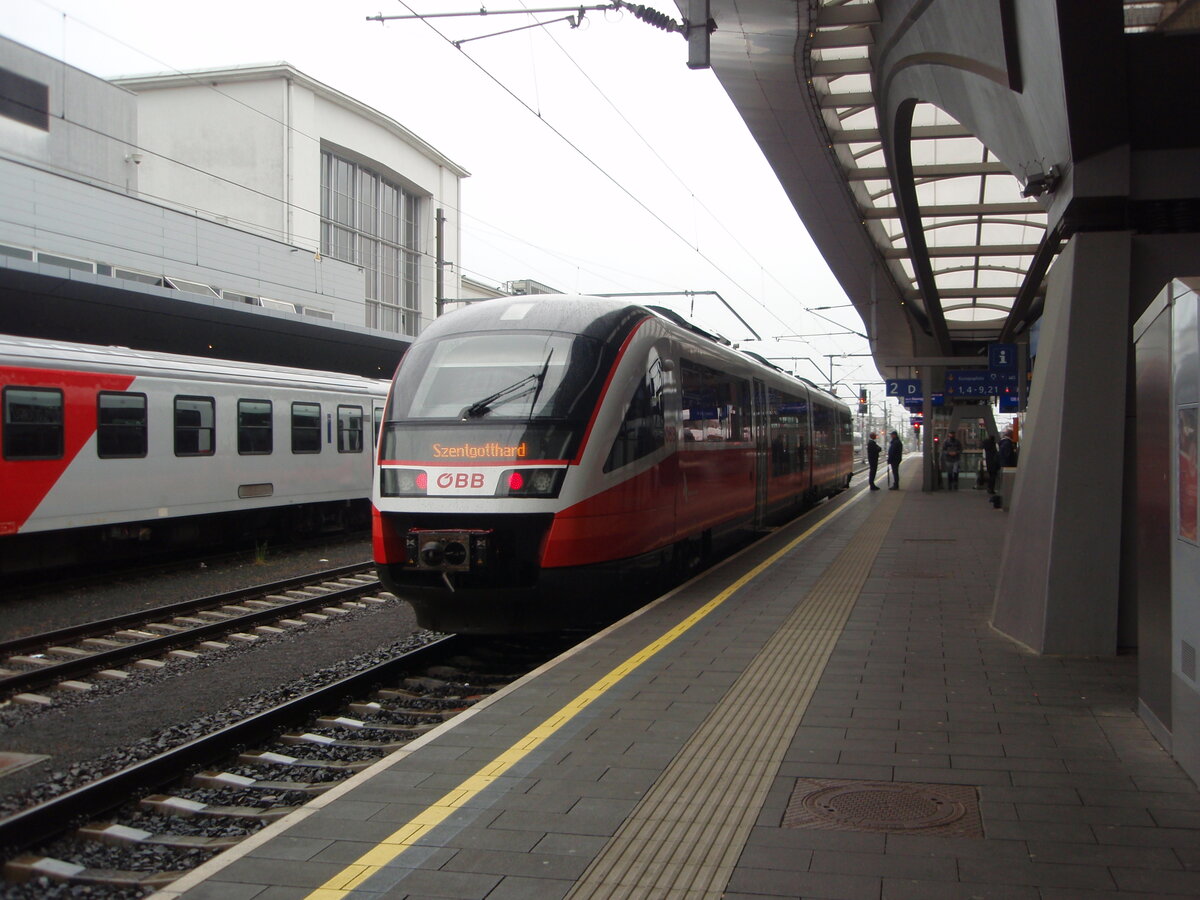 Ein 5022 als S 3 nach Szentgotthrd in Graz Hbf. 03.05.2024