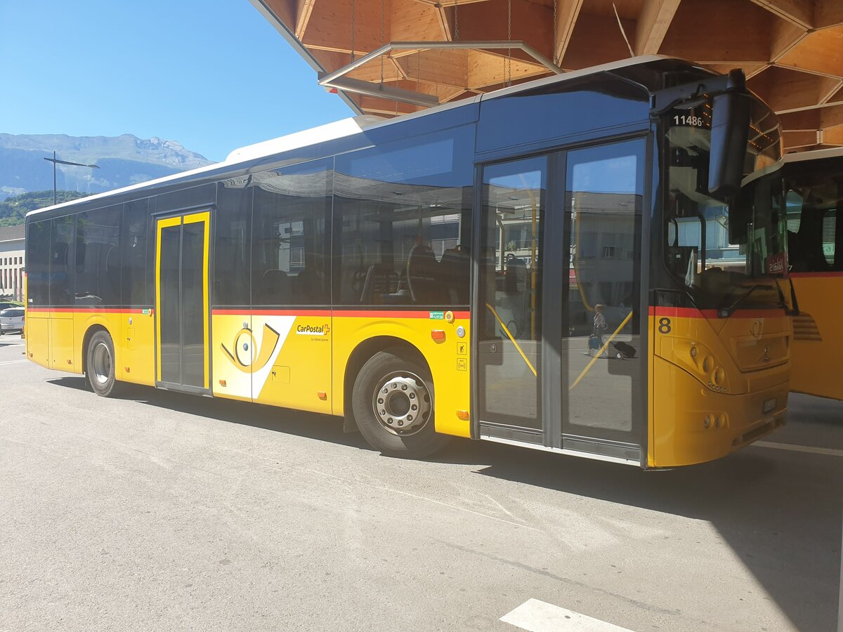 Lathion, Sion - Nr. 8/VS 444'334 - PID 11486 - Volvo le 2 juillet 2022  Sion, gare