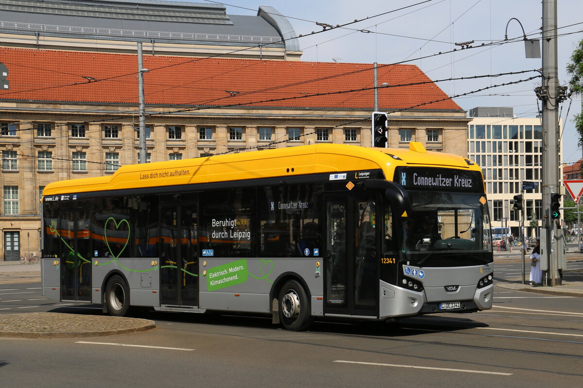 LVB Leipzig - Nr. 12'341/L-DE 1341 - VDL Citea SLF 120 elec am 22. Mai 2023 in Leipzig (Aufnahme: Martin Beyer)