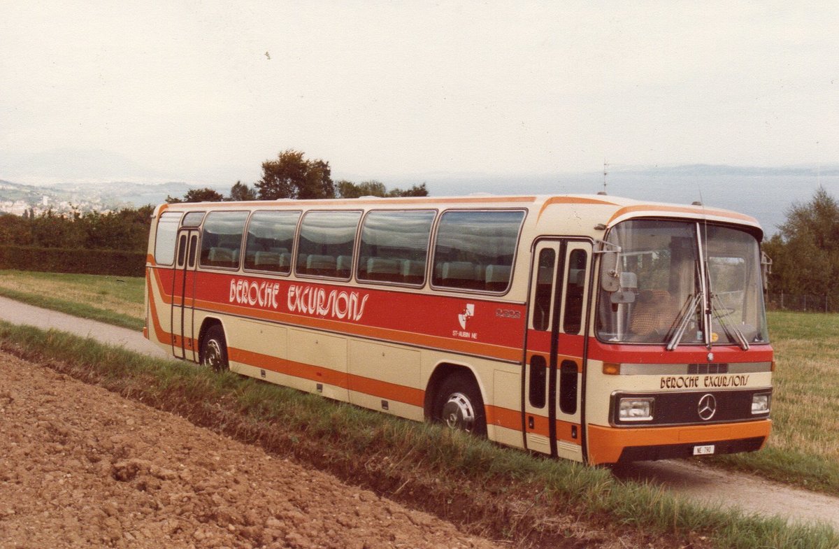 (MD077) - Aus dem Archiv: Broche, St-Aubin - NE 790 - Mercedes im Oktober 1981