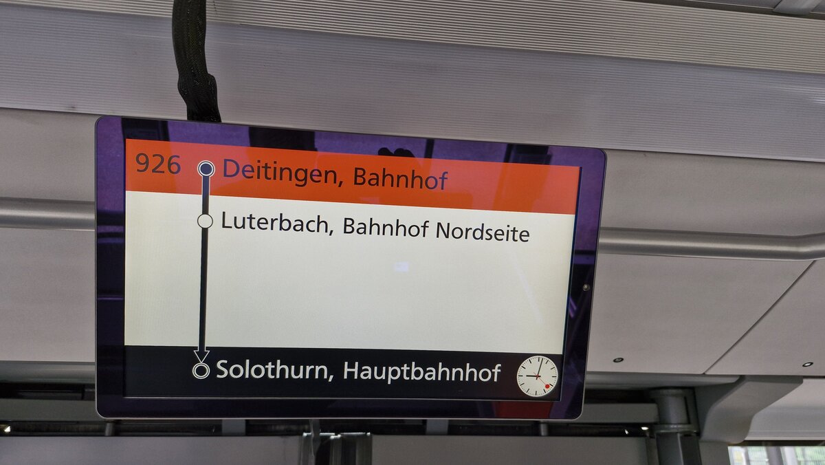 Mercedes-Benz Citaro G C2, SO 189034, Fahrgastinformationsystem, als Ersatzverkehr Solothurn-Luterbach-Deitingen, Busbetriebe Solothurn und Umgebung, Aufgenommen am 29. M�rz 2026