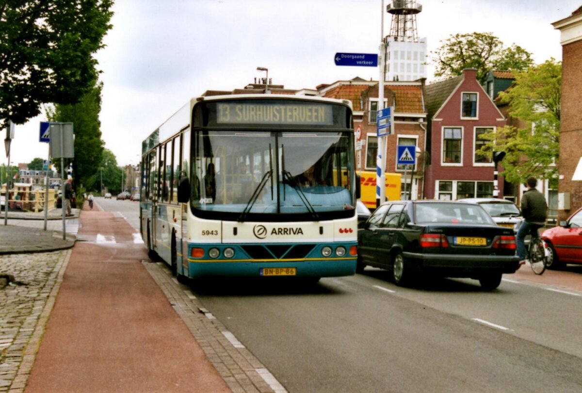 (R 4812) - Aus dem Archiv: ARRIVA - Nr. 5943/BN-BP-86 - Wright am 8. Juli 2005 in Leeuwarden