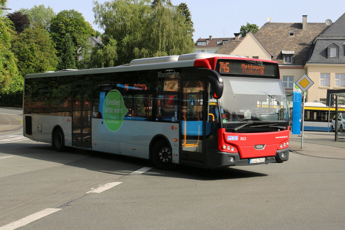 Rheinbahn, Dsseldorf - Nr. 7623/D-VL 7623 - VDL am 18. Juni 2022 in Wuppertal, Vohwinkel (Aufnahme: Martin Beyer)