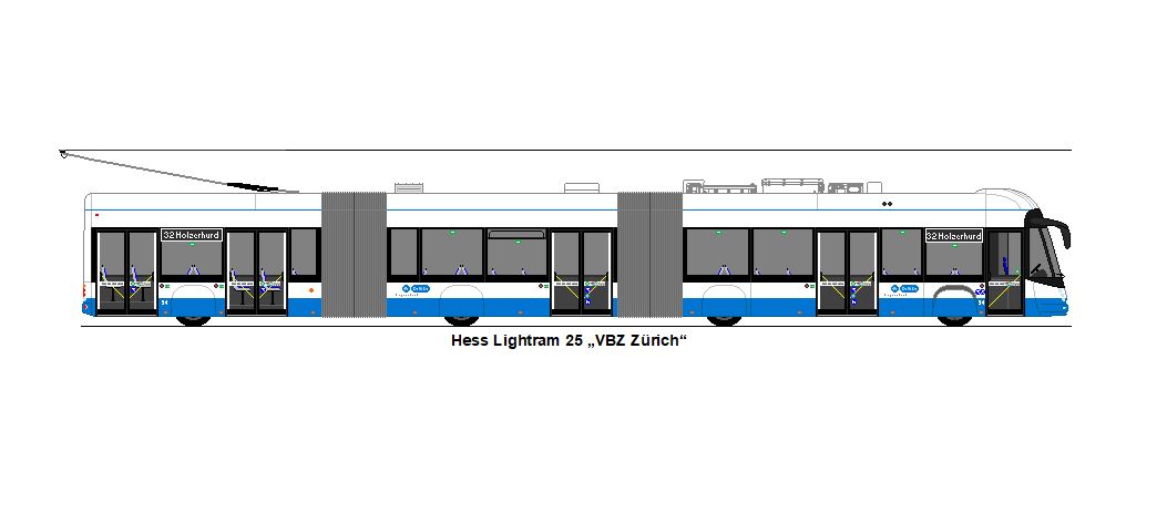 VBZ Zrich - Nr. 94 - Hess Lightram 25