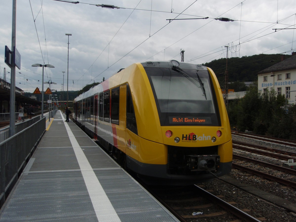 VT 503 der Hessischen Landesbahn als RB 93 aus Bad Berleburg in Siegen. 20.09.2015