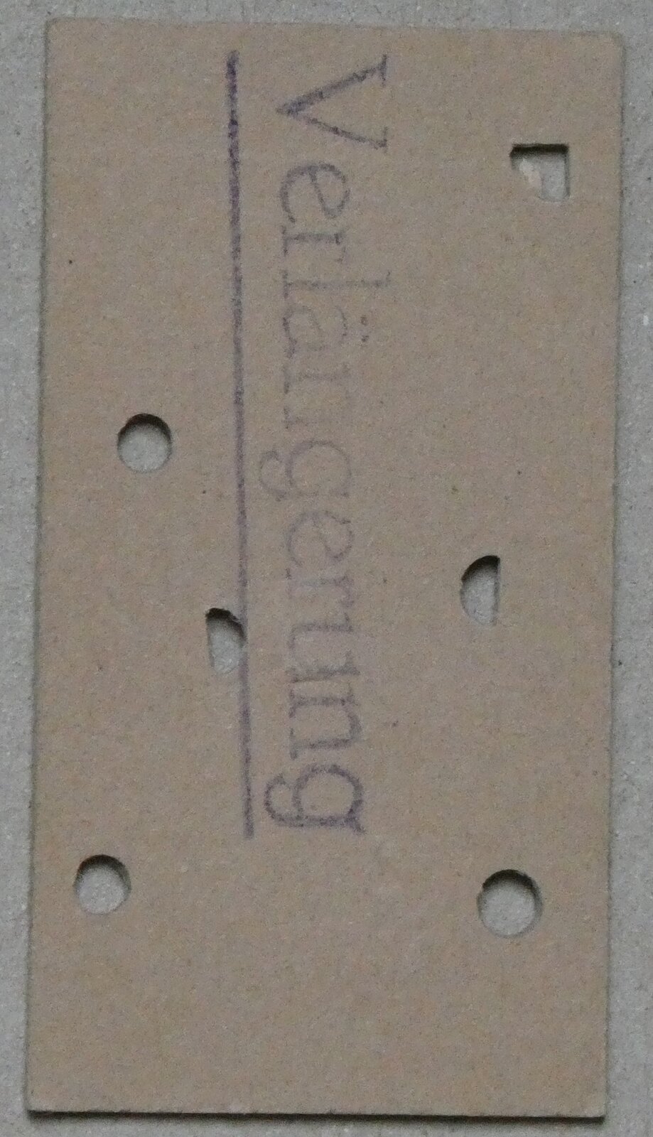 (283'372) - AFA-Einzelbillet vom 26. Dezember 1945 am 21. Dezember 2025 in Thun (R�ckseite)