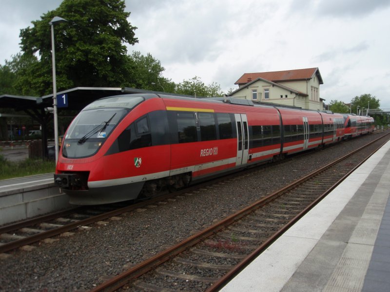 643 538 als RE 10 aus Dsseldorf Hbf in Kleve. 17.05.2009