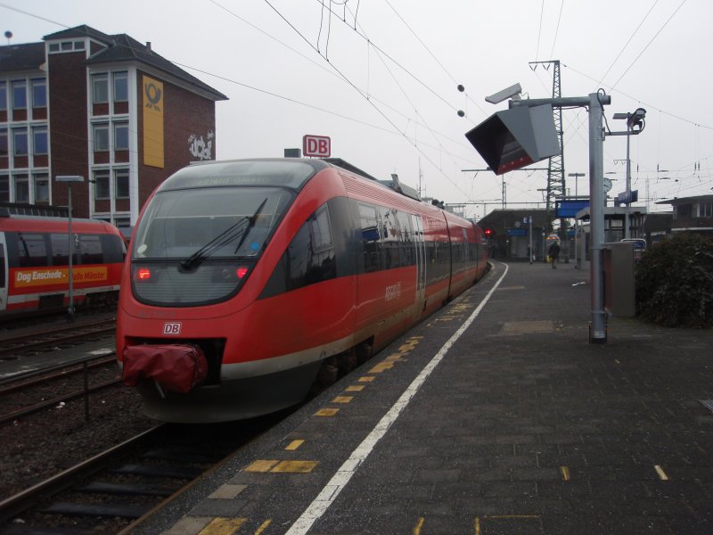 643 559 als RB 63 aus Coesfeld (Westf.) in Mnster (Westf.) Hbf. 28.02.2009