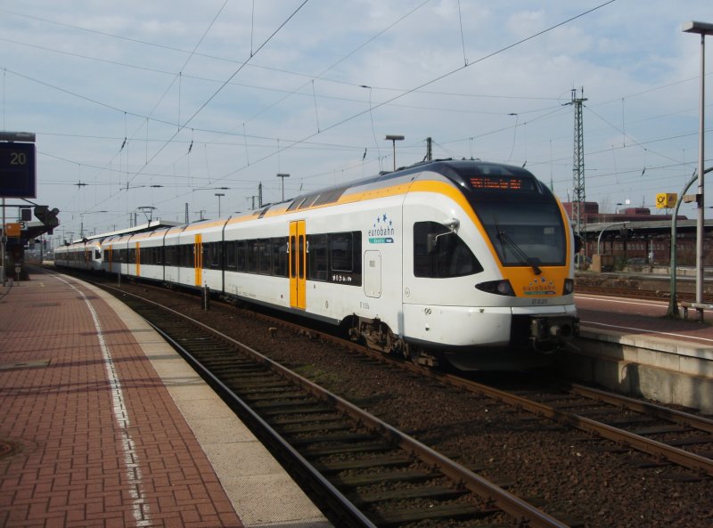 ET 5.05 der eurobahn als RB 50 aus Mnster (Westf.) Hbf in Dortmund Hbf. 14.03.2009