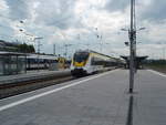 8442 103 der Abellio Rail Baden-Wrttemberg als RE 10b nach Mannheim Hbf in Heilbronn Hbf.