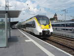 8442 121 der Abellio Rail Baden-Wrttemberg als RE 10b nach Mannheim Hbf in Heilbronn Hbf.
