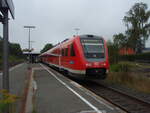 612 593 als RE 30 Hof Hbf - N�rnberg Hbf in M�nchberg.