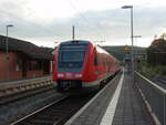 612 655 als RE 41 Neustadt (Waldnaab) - Nrnberg Hbf in Hartmannshof.
