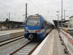 RE Munchen - Salzburg/749097/et-316-der-bayerischen-regiobahn-als ET 316 der Bayerischen Regiobahn als RE 5 Salzburg Hbf - Mnchen Hbf in Rosenheim. 21.09.2021