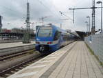 RE Munchen - Salzburg/749099/et-316-der-bayerischen-regiobahn-als ET 316 der Bayerischen Regiobahn als RE 5 Salzburg Hbf - Mnchen Hbf in Mnchen Ost. 21.09.2021