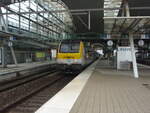 Ein I11 Steuerwagen als IC Eupen - Oostende in Leuven.