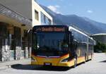 (265'720) - CarPostal Ouest - VD 561'865/PID 11'964 - MAN am 16. August 2024 beim Bahnhof Gampel-Steg 