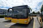 (287'051) - CarPostal Ouest - VD 1213/PID 5027 - MAN (ex SEFA, Aubonne; ex ARCC Aubonne) am 16. Mai 2026 in Yverdon, Garage