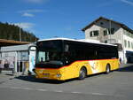 (229'274) - Fontana, Ilanz - Nr. 15/GR 8070 - Iveco (ex Nr. 4; ex Nr. 2) am 15. Oktober 2021 beim Bahnhof Ilanz