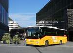 (266'519) - BUS-trans, Visp - VS 123'123/PID 10'347 - Iveco am 1. September 2024 beim Bahnhof Visp