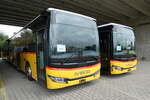 (280'833) - PostAuto Graubnden - PID 12'379 - Iveco am 28. September 2025 in Kerzers, Murtenstrasse