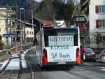 (245'740) - AAGS Schwyz - Nr. 41/SZ 108'391 - MAN am 3. Februar 2023 beim Bahnhof Sattel-Aegeri