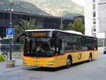 (265'737) - PostAuto Wallis - VS 531'960/PID 10'600 - MAN (ex CarPostal Ouest) am 16. August 2024 beim Bahnhof Visp