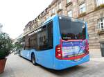 (254'306) - DB Regio Bus Mitte, Mainz - MZ-DB 2443 - Mercedes am 29. August 2023 in Speyer, Dom/Stadthaus