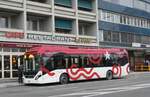 (283'551) - PostAuto Wallis - Nr. 70/VS 428'858/PID 10'024 - Volvo am 30. Dezember 2025 beim Bahnhof Sion