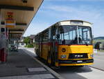 (276'189) - Birchler, Remetschwil - AG 54'039 - FBW/Tscher (ex Gerber, Winkel; ex Eggenberger, Mriken; ex Tanner, Bubendorf; ex P 24'803) am 1. Juni 2025 beim Bahnhof Biglen