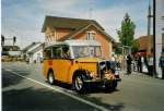 (085'004) - Rieser, Htten - ZH 65'038 - Saurer/Saurer (ex Bastler im Sihltal; ex Lienert, Einsiedeln; ex Steiner, Meikirch) am 13.