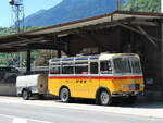 (237'949) - Schmid, Thrishaus - Nr. 9/BE 26'105 - Saurer/R&J (ex Geiger, Adelboden Nr. 9) am 10. Juli 2022 beim Bahnhof Lavorgo