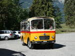 (255'061) - Schmid, Thrishaus - Nr. 9/BE 26'105 - Saurer/R&J (ex Geiger, Adelboden Nr. 9) am 10. September 2023 in Kiental, Tschingel