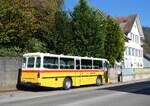 (268'431) - Schmid, Thrishaus - BE 26'206 - Saurer/Tscher (ex P 24'244) am 25. Oktober 2024 in Zwingen, Restaurant Waldeck