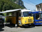 (254'018) - Langenegger S., Wdenswil - ZH 94'923 - Saurer-OM am 19. August 2023 in Hoch-Ybrig, Talstation Weglosen