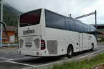 (280'662) - Aus Polen: Lembus, Warszawa - WG 7888L - Mercedes am 23. September 2025 beim Bahnhof Interlaken Ost (280'662) - Aus Polen: Lembus, Warszawa - WG 7888L - Mercedes am 23. September 2025 beim Bahnhof Interlaken Ost