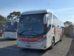 (190'293) - Melbournetours, Melbourne - Nr. 91/BS01 HO - Volvo/Marcopolo am (ex CMV Volvo) am 18. April 2018 in Grantville, Animal Park