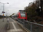 622 522 als RB 35 aus Worms Hbf in Bingen (Rhein) Stadt. 02.11.2024