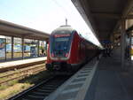 445 056 als RE 55 Frankfurt (Main) Hbf - Wrzburg Hbf in Aschaffenburg Hbf. 10.05.2025