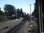 99 7241 der Harzer Schmalspurbahnen als HSB Wernigerode Hbf - Brocken in Drei Annen Hohne.