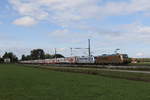 185 538  Pure Gold  und 185 540  Oma Liesel  mit Werbung fr die  Kassel Huskies  waren am 30.