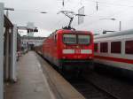 112 143 als RE 7 nach Flensburg in Hmburg-Altona.