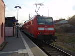 146 031 als RE 20 nach Magdeburg Hbf in Uelzen.