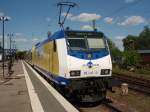 146-10 der metronom Eisenbahngesellschaft als ME nach Hamburg Hbf in Uelzen.
