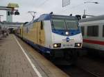 146-06 der metronom Eisenbahngesellschaft als ME nach Hannover Hbf in Hamburg-Altona. 12.08.2009